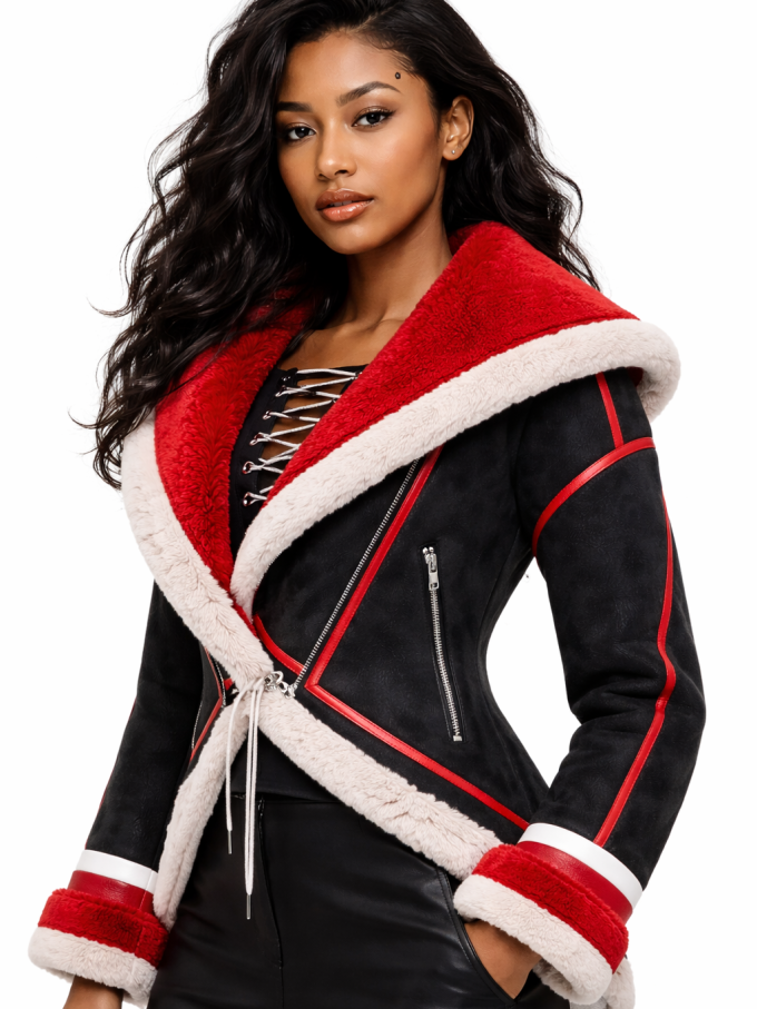 Ambara - Frostfire Cropped-Crest Jacket - a26 - Ambara Africa