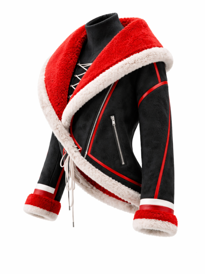 Ambara - Frostfire Cropped-Crest Jacket - a26 - Ambara Africa